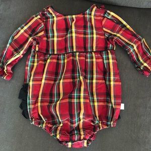 Ruffle Butts long sleeve romper.